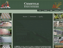 Tablet Screenshot of cemetile.com